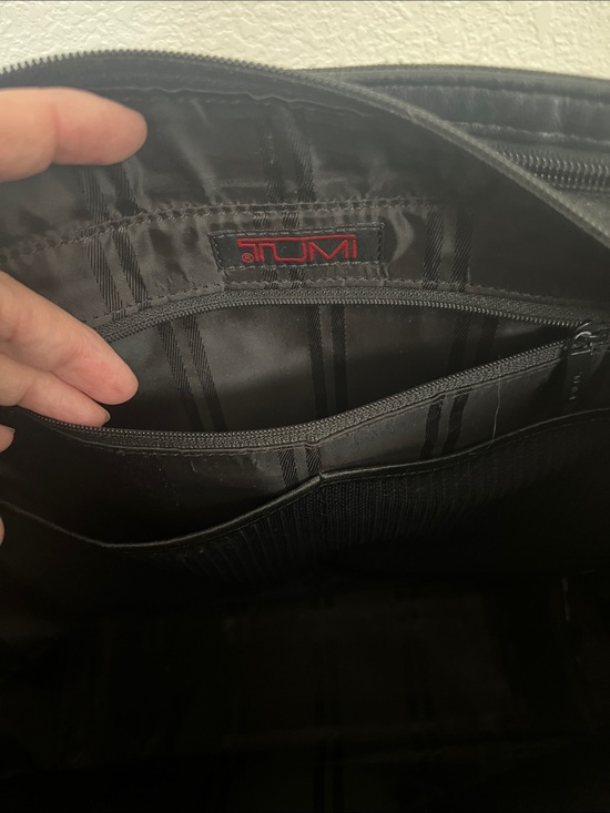 Tumi ballistic business shoulder tote black